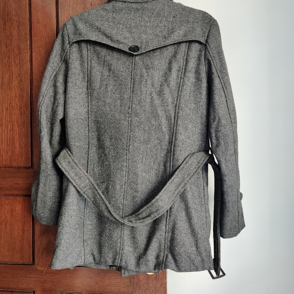 Men Grey Coat - Picture 5 of 8